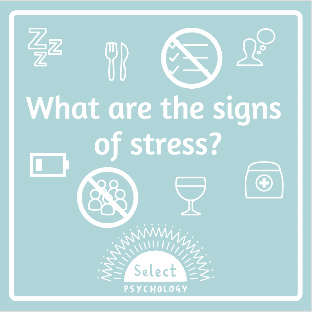 signs of stress